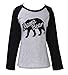 Womens Long Sleeves Raglan Sleeve Splice Pullover Shirt Top Casual Hoodie Sweatshirt