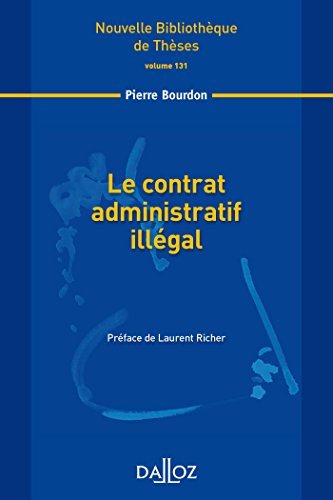 Le  contrat administratif illégal