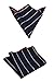 Men's Pocket Square Set Hankerchiefs Wedding Party Pack of 9