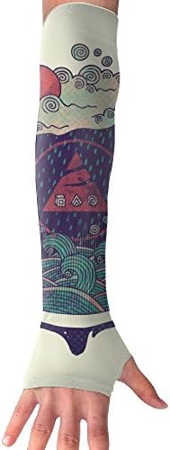 Against Bound Water Wave Sunset Sport Sun Protection Basketball Arm Cooler Sleeve