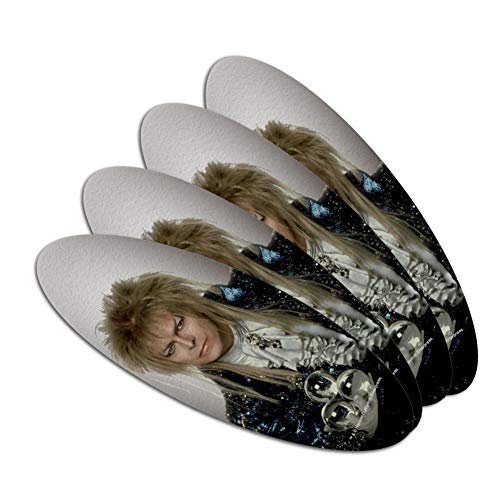 David Bowie As Jareth From The Labyrinth Double-Sided Oval Nail File Emery Board Set 4 Pack