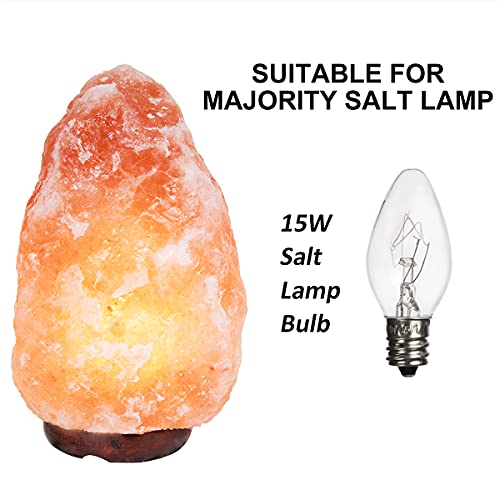 OHLGT Salt Lamp Light Bulbs 15 Watt 6 Pack, Himalayan Salt Lamp