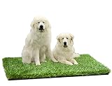 MTBRO Artificial Grass Rug, Realistic Artificial Turf, Outdoor Grass Rug, Dog Grass Mat, Blade Height 1.5