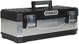 Stanley Galvanised Toolbox with Heavy Duty Metal Latch 23 inch 1-95-619 view 4