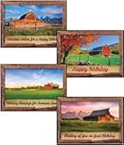 Barn Country - Scripture Greeting Cards - KJV - Boxed - Birthday