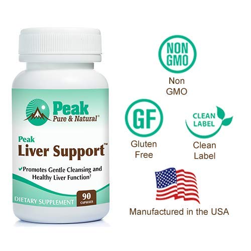 Peak Liver Support by Peak Pure & Natural Milk Thistle Based Liver