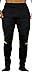 Kids Skinny Soccer Pants Training Sweat Sport Gym Athletic Tight Fit (YOUTH-L, BLACK/WHITE)