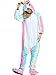 Taiyi Homewear Childrens Unicorn Plush One Piece Onesie Cosplay Animal Costume (12Yrs(height 59