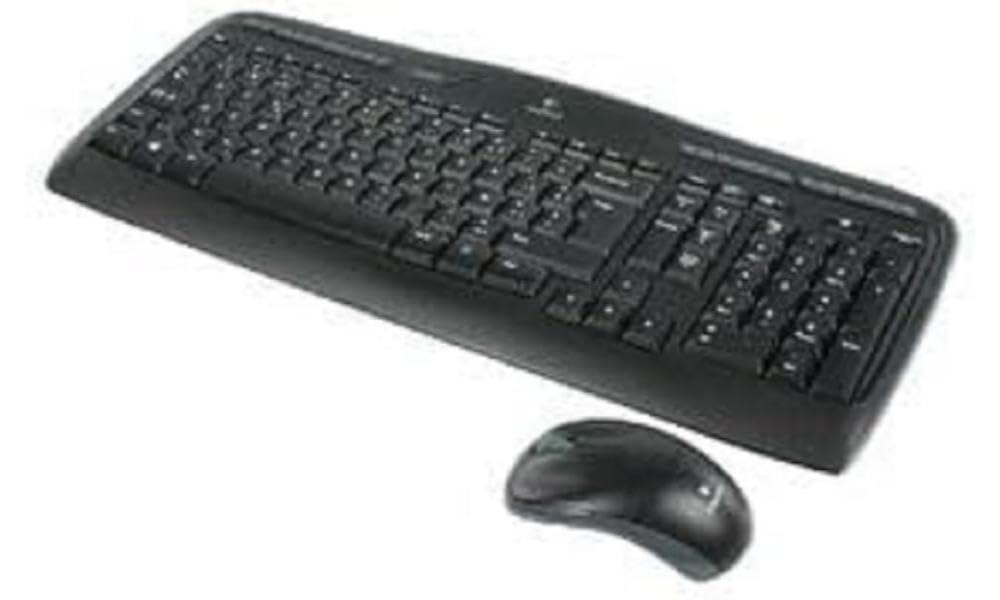 Logitech MK330 Wireless Keyboard and Mouse Combo, Dutch-Belgian Layout - Black