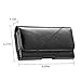 LUXMO Horizontal Leather Case Fits iPhone 7 Plus 6 Plus, Premium Leather Carrying Cover Holster Pouch Belt Clip Case with Card Slots Compatible with iPhone 8 Plus 6s Plus Galaxy S8 (Black)