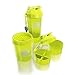 SmartShake Original 2GO Bottle, 20 oz Shaker Cup, Neon Yellow