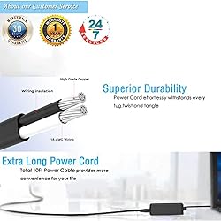 Superer UL Listed AC Charger Fit for Acer Aspire