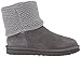 UGG Women's Shaina Slip on Slipper, GREY, 8 M US