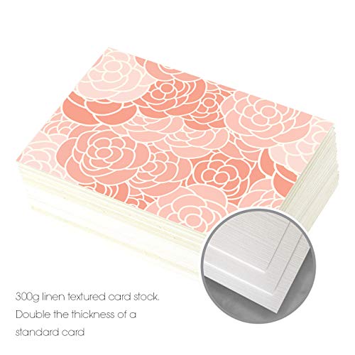 All Occasion Assorted Blank Note Cards - Boxed Set of 20 Cards & Decorative Envelopes and Sticker Set - Blank Cards - Great For Office Birthdays - Thumbnail 6
