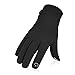 Vbiger Unisex Winter Warm Gloves Touch Screen Gloves Outdoors Sport Gloves Running Cycling Gloves for Men Women (XL, Black)