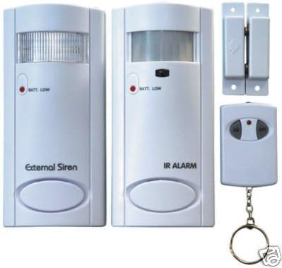 L6E-TWIN MINI PIR MOTION &amp; ENTRY BURGLAR ALARM SYSTEM [Electronics]