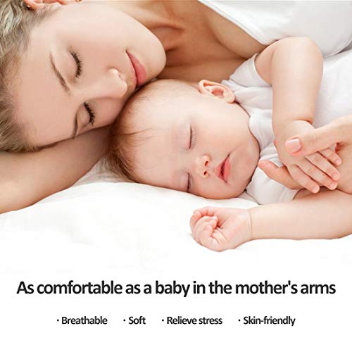 FAIRYLAND 3 Inch Memory Foam Mattress Topper Queen Size, Cooling