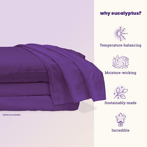 Sheets & Giggles 100 Eucalyptus Lyocell Bed Linen Set, Naturally