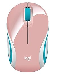 Inalámbrico Mini mouse M187, tamaño de bolsillo portátil mouse para ordenadores portátiles, Blossom