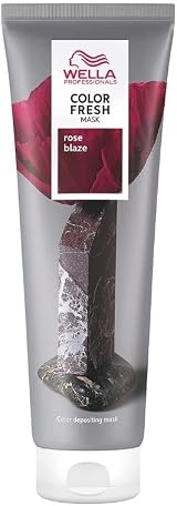 Wella Professionals Color Fresh Semi-Permanent Hair Mask Rose Blaze 150ml 3 pack