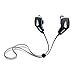 ZZSY Bluetooth Headphones, Wireless Bluetooth Earphone, Stereo in-Ear Noise Cancelling Sweat-Proof Sports Headset with Microphone (Blue)