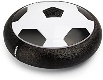 WarmBlood Toy Soccer - Amazing Hover Ball With Colorful LED Lights Foam Bumpers Air Power Soccer - Children Toys Training Football Disk For Indoor Outdoor Games For 3 Year Old Boys Girls With Parents