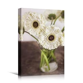 signwin Canvas Wall Art White Floral Arrangement Bouquet...