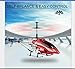 Ancesfun Mini RC Helicopter, Remote Control Helicopter with Gyro and LED Lights for Kids and Adults, 3.5 Channel, Cool Helicopter Toy Indoor & Outdoor for Plane Fans, Red