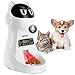 WOPET Automatic Cat Feeders with Timer - 3L Cat Food Dispenser of 4 Meals with 10S Voice Recorder, Support Dual Power for Cats and Dogs （2023 Updated