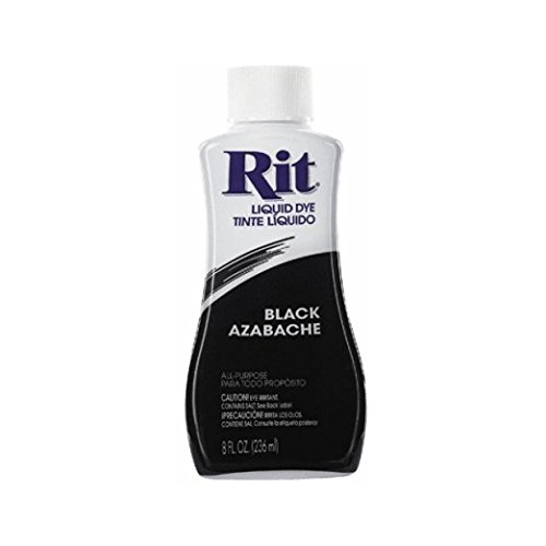Rit Liquid Dye Black 8 Oz & Rit Dye Liquid Fabric Dye, 8Ounce, Navy
