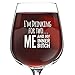 I'm Drinking for Two Me and My Inner Btch Funny Wine Glasses for Women - Premium Birthday Gift for Her, Mom, Best Friend- Bachelorette Gift - Wine Accessories