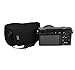 JJC Black Ultra Light Neoprene Camera Case Pouch Bag for Sony Alpha a6600 a6500 a6400 a6300 a6100 a6000 a5100 with Sony SELP1650 16-50mm Zoom Pancake Lens, Size 120 x 73 x 87mm (W x H x D)