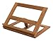 Lipper International Bamboo Wood Cookbook Holder, 13-1/4