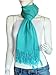 Large Soft 100% Pashmina Scarf Shawl Wrap (robin egg blue)