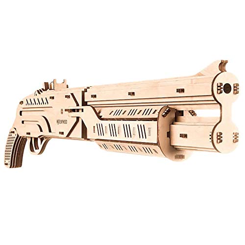 Wise Elk Shotgun Wooden Mechanical 3D Puzzle - Thumbnail 5