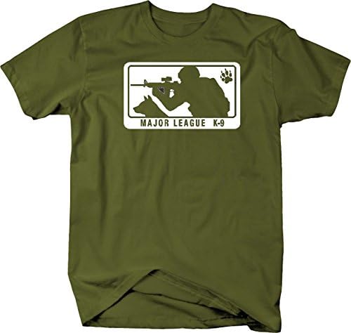 Tactical Military SurplusMajor League K-9 Shooting Tactical Black Ops Military Mens T Shirt