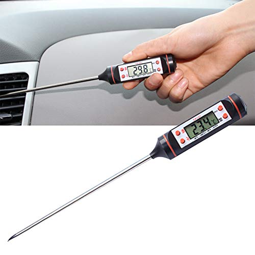 Finance Plan Household Car Air Vent LCD Digital Probe Test Pen Temperature Meter Gauge Thermometer - Thumbnail 5