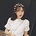 Tovip 9 Pieces Multicolor Twist Bow Wire Headbands Wrap Hair Accessory Hairbands for Women and Girls (Random Color)