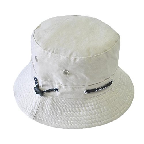 XGao Fisherman Hat, Bucket Hats for Women, Unisex Men Women Cotton Bucket Hat Double Side Fishing Boonie Bush Cap Visor Sun Fashion Outdoor Travel Wide Brim for Camping Hiking (White)
