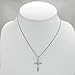 925 Sterling Silver Celtic Antique Cross Pendant Necklace, 18