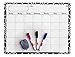 Dry Erase Calendar Magnetic Whiteboard for Refrigerator: 3 Fine Tip Dry Erase Markers and Eraser: Magnetic for Refrigerator: Back To School Organizer: Magnetic Calendar for Office