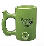 Premium Roast And Toast Ceramic Mug - All In One Coffee Cup And Smoking Pipe