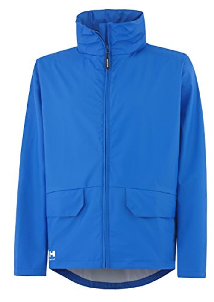 Helly Hansen Workwear Men's Voss Rain Jacket – Waterproof Windproof Workwear Shell