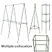 BLIKA 104 Pcs DIY Plant Supports, 4FT Tomato Cages Assembled Garden Plant Stakes for Vertical Climbing Plants, Plant Stakes and Support