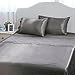 Bedsure 4-Pieces Bed Sheet Set Full Dark Gray Smooth and Silky with Deep Pocket Fitted Sheet