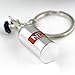 maycom Creative Mini Nitrous Oxide Bottle Keyring Key Chain Ring Keyfob Stash Box Storage Turbo Keychain (Silver)