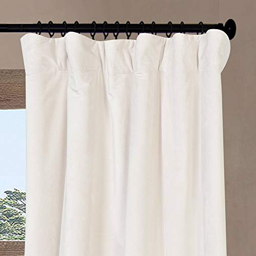 52" W x 102" L (Set of 2 Panels) Pinch Pleat Blackout Lining Velvet