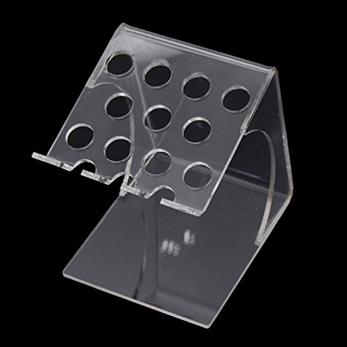BetterUS Transparent Syringe Organizer Dental 11 Holes Dental U-Shaped Rack New