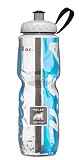 Polar Bottle Insulated Water Bottle 24 oz - 100% BPA-Free Cycling and Sports Water Bottle - Dishwasher & Freezer Safe (Light Blue/Black, 24 ounce)