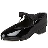 Capezio Women's N625 Jr. Tyette Tap Shoe,Black Patent,6.5 M US
